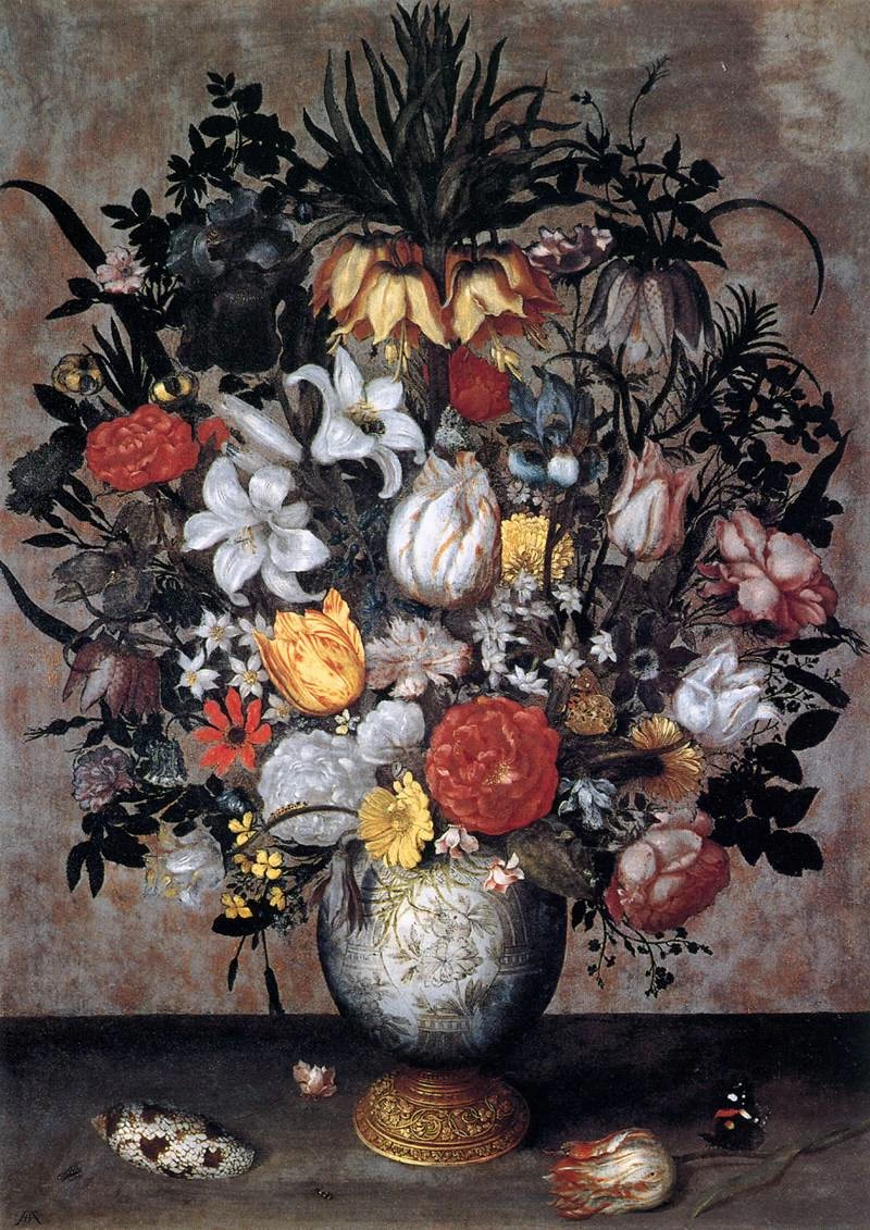 Fiori in un vaso con cineserie - Museo Thyssen, Bornemisza, Madrid